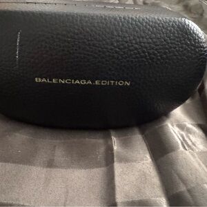 Balenciaga Edition Black Leather Case